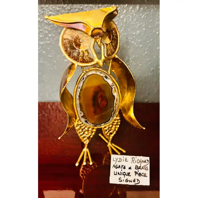 Agate * Brass